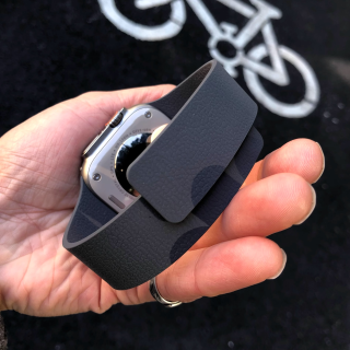 卡客风暴 磁吸硅胶适用苹果手表iwatch表带荔枝纹s10新款987 s11