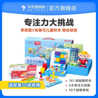 学而思网校 学而思x布鲁可262块益智积木+10套课程
