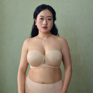 EMMA ROSE 无肩带大胸防滑抹胸文胸 E3W031