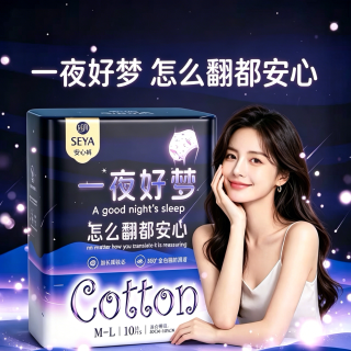 丝月 安睡裤10条安心裤经期姨妈防漏裤型夜用安睡裤 安睡8小时