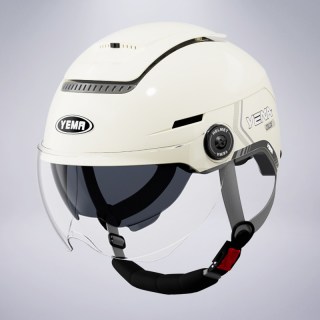 野马 370S 电动摩托车头盔 半盔 55-62cm 840g