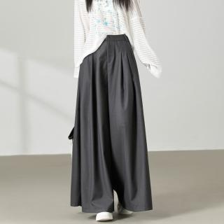 I.T ccaabb慵懒风阔腿裤裙夏季宽松休闲裤显瘦简约百搭垂感长裤