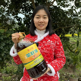 龚小莉 菜籽油 5L 9.2斤 非转基因 农家自炸 纯营养 新鲜压榨 食用油