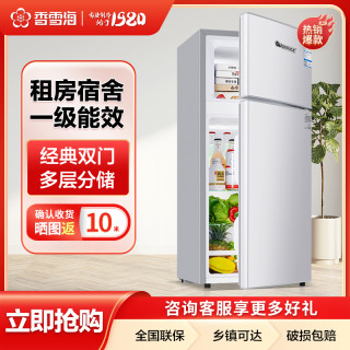 香雪海 90小冰箱电冰箱双开门冷藏箱冷冻柜家用出租房迷你小型冰箱