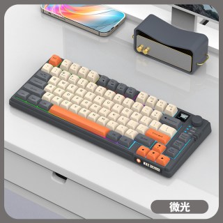 炫银狐 K920无线蓝牙双模静音机械手感键盘笔记本手机平板办公通用
