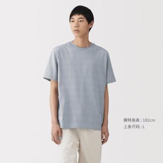 無印良品 MUJI 男士 圆领短袖T恤