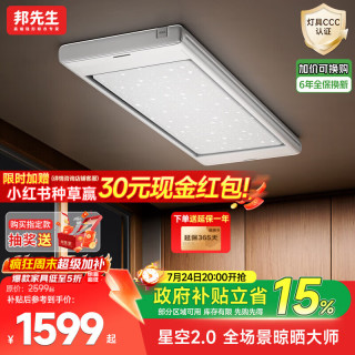 邦先生 D68 Max 星空2.0 隐形电动晾衣架 2.1m 白色