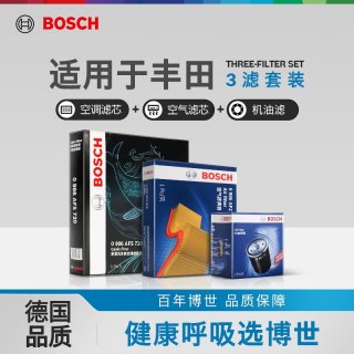 博世 机油空气空调滤芯丰田卡罗拉凯美瑞RAV4雷凌CHR威驰奕泽三滤F