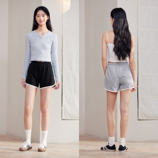 森马 女时尚撞色运动裤