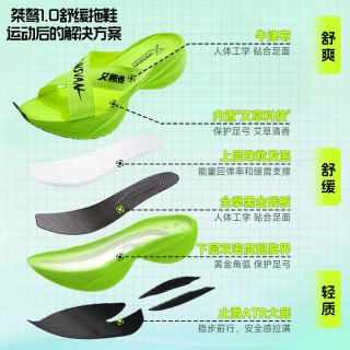 IRUNSVAN 艾跑者 桀骜1.0 男款运动拖鞋 6008354818938