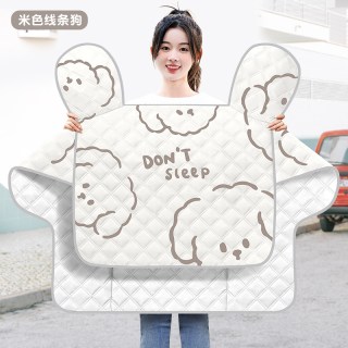 浪漫美西 电动车挡风被冬季加绒加厚电瓶摩托车防水防风罩四季通用新款2025