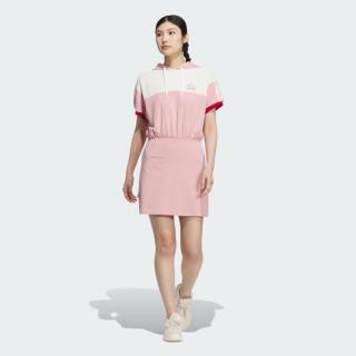 adidas 三叶草 女子短袖连帽连衣裙