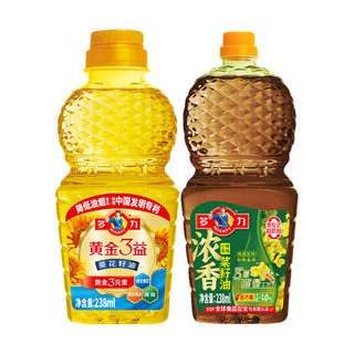 多力 葵花籽油+菜籽油 238ml*2 礼盒装 食用油