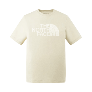 THE NORTH FACE 8DHY 纯棉宽松 卡其色 XL 短袖T恤