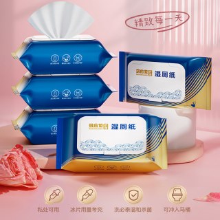 马应龙 5包*84片马应龙湿厕纸经期可用男女性擦屁屁股有志之士
