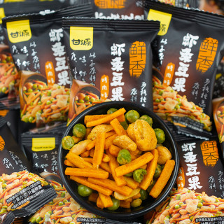 甘源 虾条豆果青豆蚕豆小零食网红解馋零食年货榜吃货小吃休闲食品