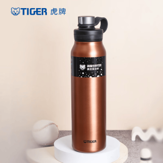 TIGER 虎牌 保温不锈钢真空保冷杯大容量户外运动水杯MTA-T150 古铜金 1500ml