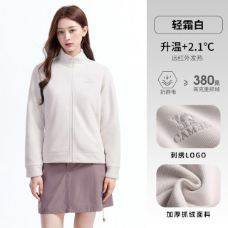 骆驼 A26DZ01023 女款抓绒衣