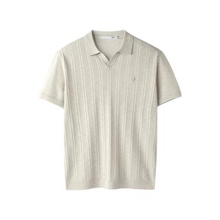 海澜之家 商务洛德利格老钱风 短袖针织衫POLO
