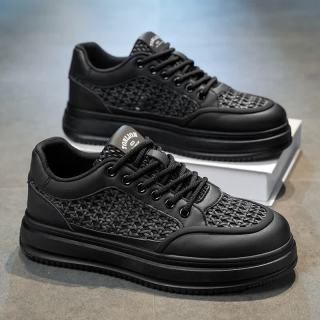 唐狮 男鞋网面舒适软底运动跑步鞋百搭鞋 TSNG20265946黑色 41