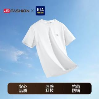 海澜之家 凉感抗菌 白色 M 短袖T恤