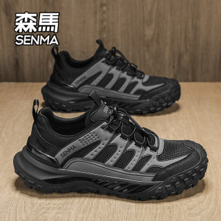 森马 SENMA/森马男鞋夏季透气防滑耐磨登山潮鞋男士厚底休闲徒步运动鞋