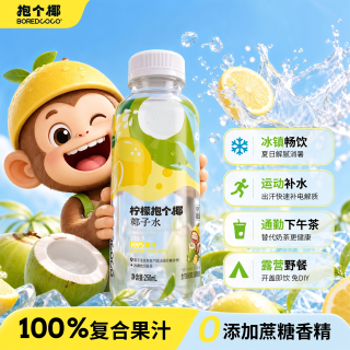 柠檬抱个椰椰子水250mll瓶装复合果汁饮料夏日饮品整箱