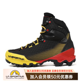 LA SPORTIVA 高山靴户外探险攀冰中低海拔雪地登山鞋男Aequilibrium国外原产 黑/黄-31A 男款 43