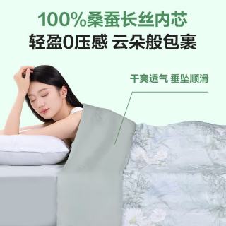 1号会员店 天丝桑蚕丝被 60支LF兰精天丝 150*210cm