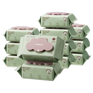 babycare 婴儿湿巾 加厚紫盖 60抽*12包