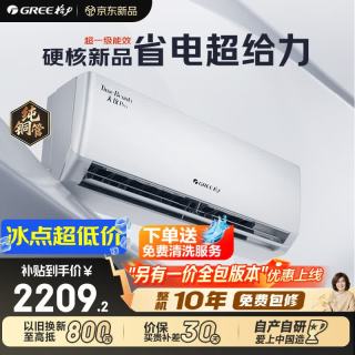 格力 天仪Pro系列 KFR-35GW/NhGt1BGj 新一级能效 壁挂式空调 1.5匹