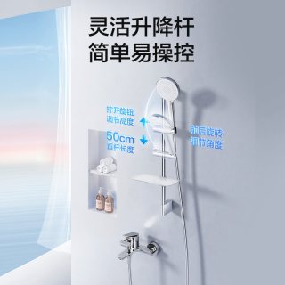 恒洁 931-21B 淋浴花洒套装 铜材质 四出水模式