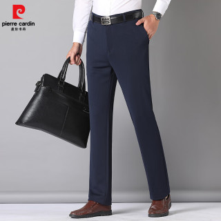 皮尔·卡丹 皮尔卡丹（pierre cardin）男士春夏季商务正装直筒宽松免烫抗皱西裤（多款可选）