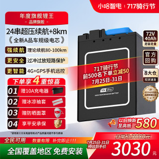 小哈 72V40Ah锂电池 电动车电池 100189296379 配套10A充电器