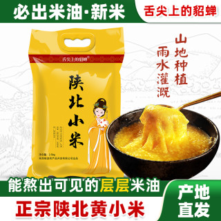 舌尖上的貂蝉 米脂小米 2023年新米 山地种植 陕北黄小米