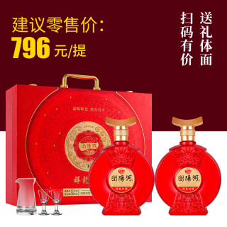 瀏陽河 52%vol 53%vol 浓香型白酒 500ml*6瓶