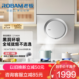 老板 18.5立方侧吸式大吸力油烟机CXW-260-21A6H