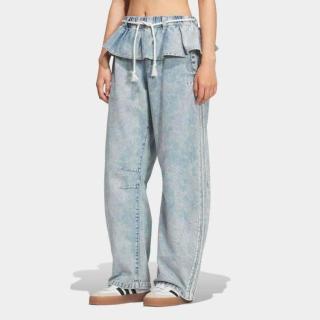 adidas 三叶草 女款牛仔裤