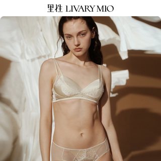 里性 青涩 性感真丝蕾丝内衣三角杯无钢圈双杯罩文胸