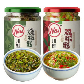 川娃子 双椒酱+烧椒酱 460g