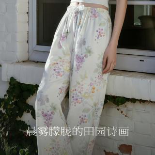 香影 薄款透气 女士睡裤