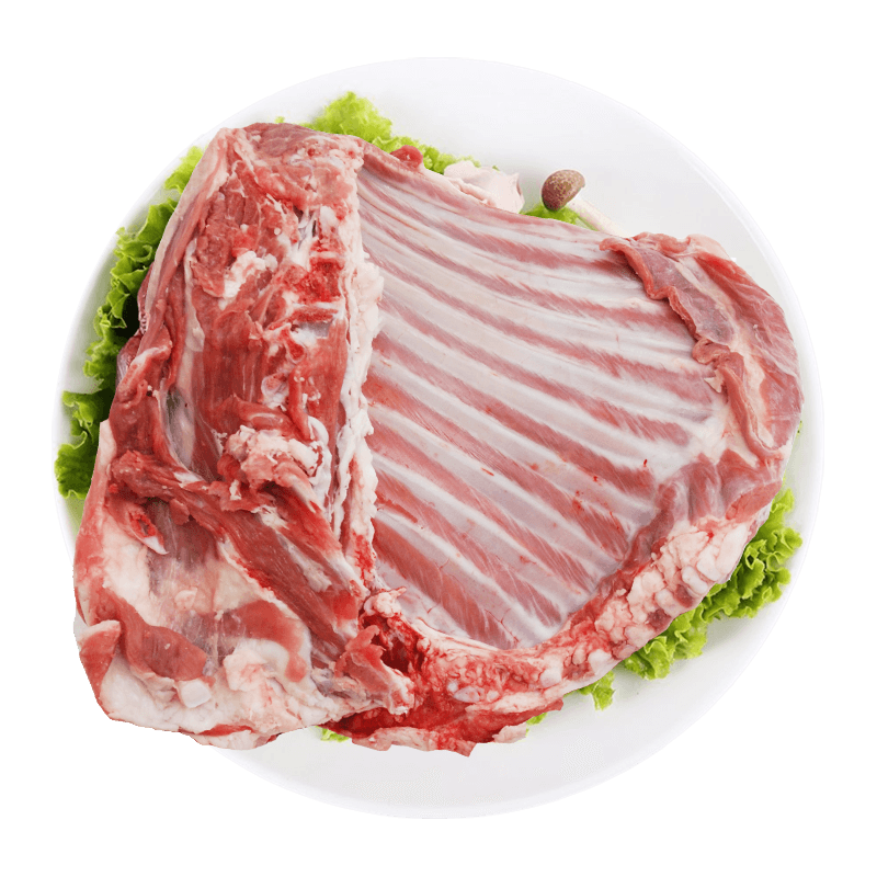 陇上刘叔叔 原切羊排 1.5kg 冷冻生鲜羊肉