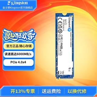 金士顿 SSD固态硬盘 台式机笔记本电脑固态 M.2接口 NVMe协议 PCIe
