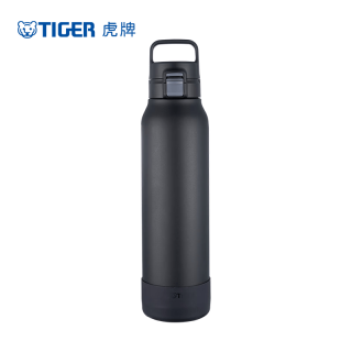 TIGER 虎牌 不锈钢真空保温保冷杯大容量户外运动水杯MTA-B150 1.5L 曜石黑 1500ml