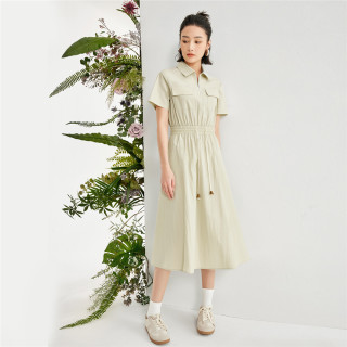 佐丹奴 女装工装风衬衫连衣裙 18464607