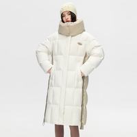 雪中飞 高充绒 中长款H版型保暖羽绒服(三色可选)