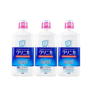 狮王 进口LION狮王齿力佳酵素漱口水450ml*3瓶无酒精