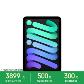 Apple iPad mini 7 2024款 平板电脑（A17 Pro、128GB、WLAN版、深空灰色）