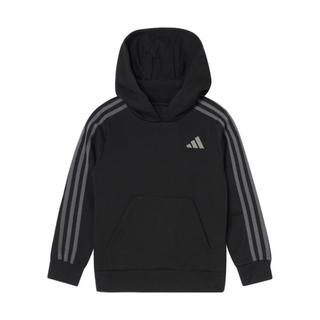 adidas 阿迪达斯 男大童经典条纹薄绒连帽卫衣