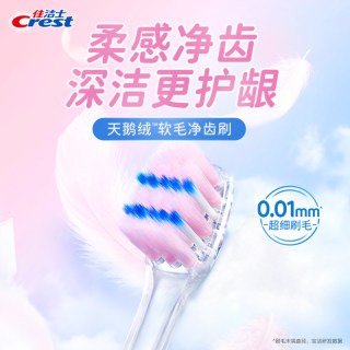 88VIP：佳洁士 天鹅绒软毛牙刷成人牙缝刷小头牙刷超细软毛